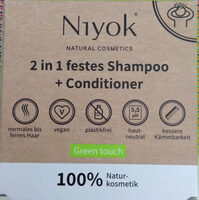 2 in 1 festes Shampoo + Conditioner - Produit - de