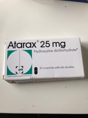 atarax 25 mg - Produto - fr