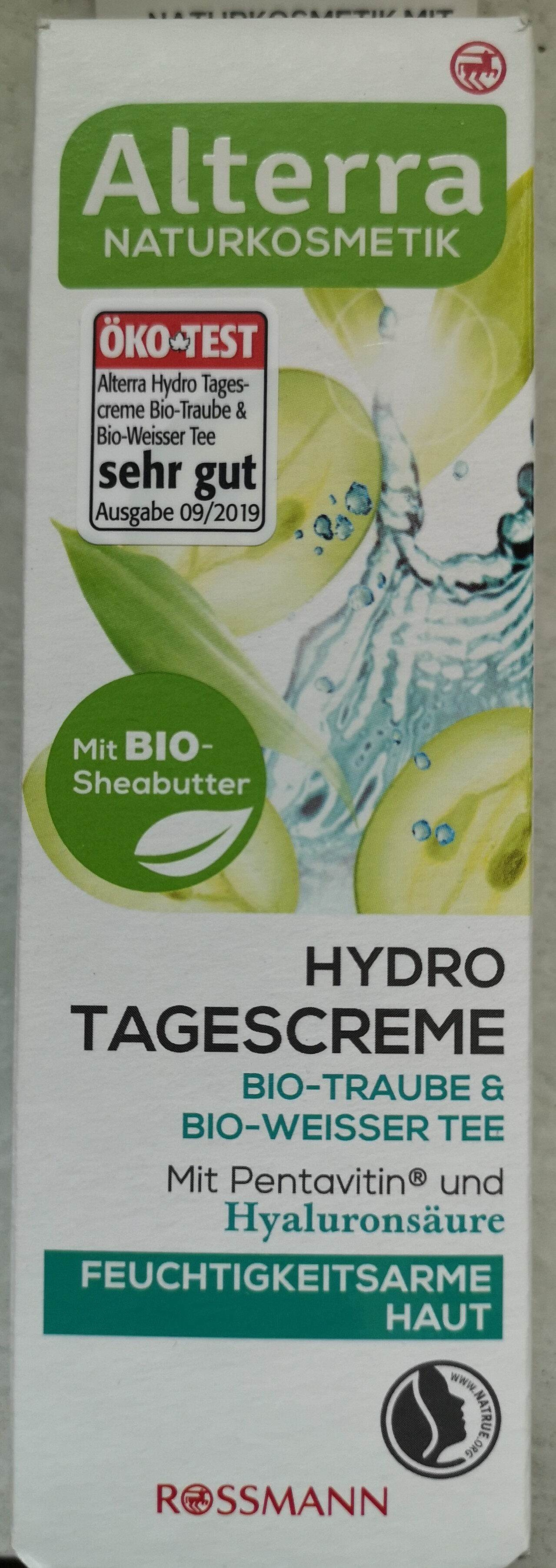 Hydro Tagescreme Bio-Traube & Bio-Weisser Tee - Продукт - de