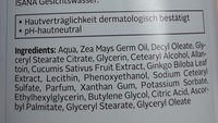 Isana Clean and Care Milde Reinigungsmilch - Ingredients - de