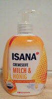 Isana Cremeseife Milch & Honig - Produkt - de