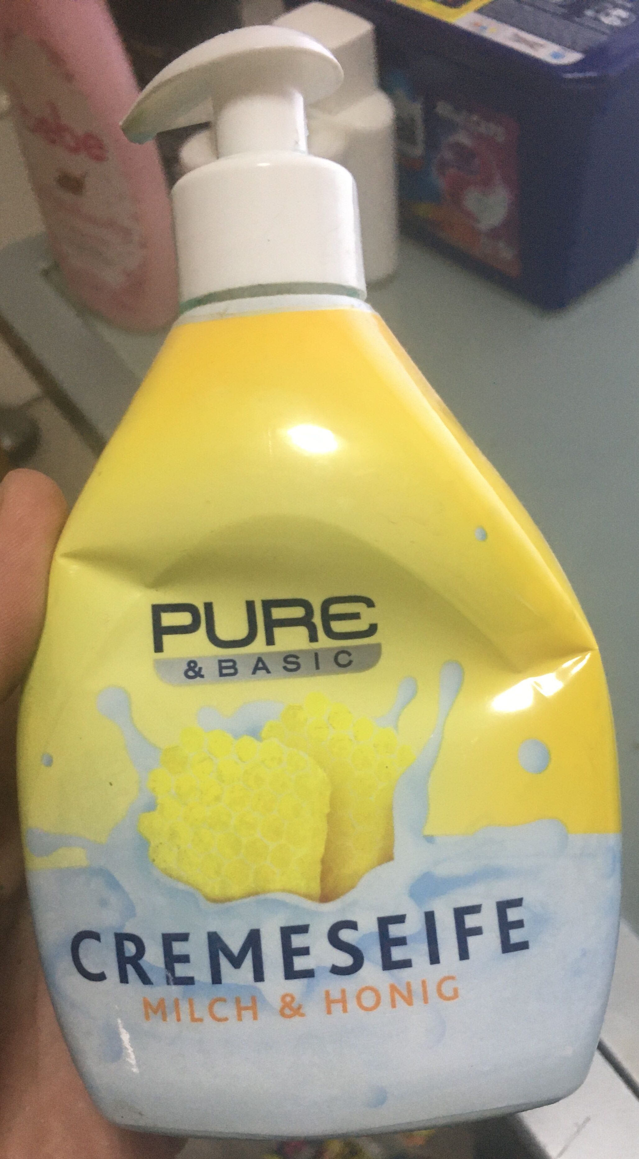 Pure & Basic Cremeseife Milch & Honig - Produkt - de