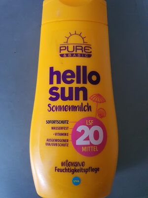 hello sun Sonnenmilch LSF20 - Produit - de