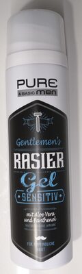 Gentlemen's Rasiergel, sensitiv mit Aloe Vera & Panthenol - 2