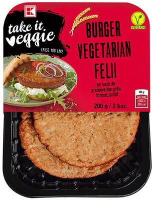 k-take it veggie Vegan Burger Patties - Product