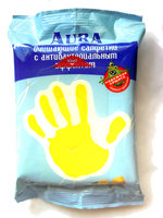 Очищающие салфетки с антибактериальным эффектом С лимоном - Product - ru