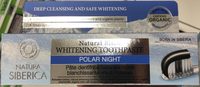 Pâte dentifrice naturelle noire blanchissante "Nuit polaire" - Product - fr