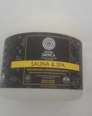 Sauna & Spa thick natural body butter - Product - en