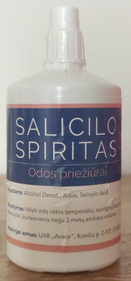 Salicilo spiritas - Produkto
