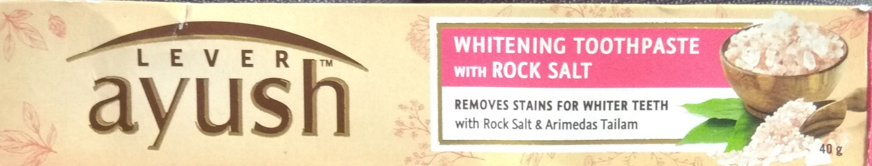 Whitening Toothpaste with rock salt - Produit - en