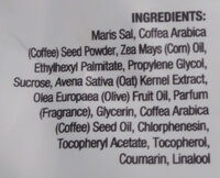 Coffee & Oat Scrub - Ingredients - en