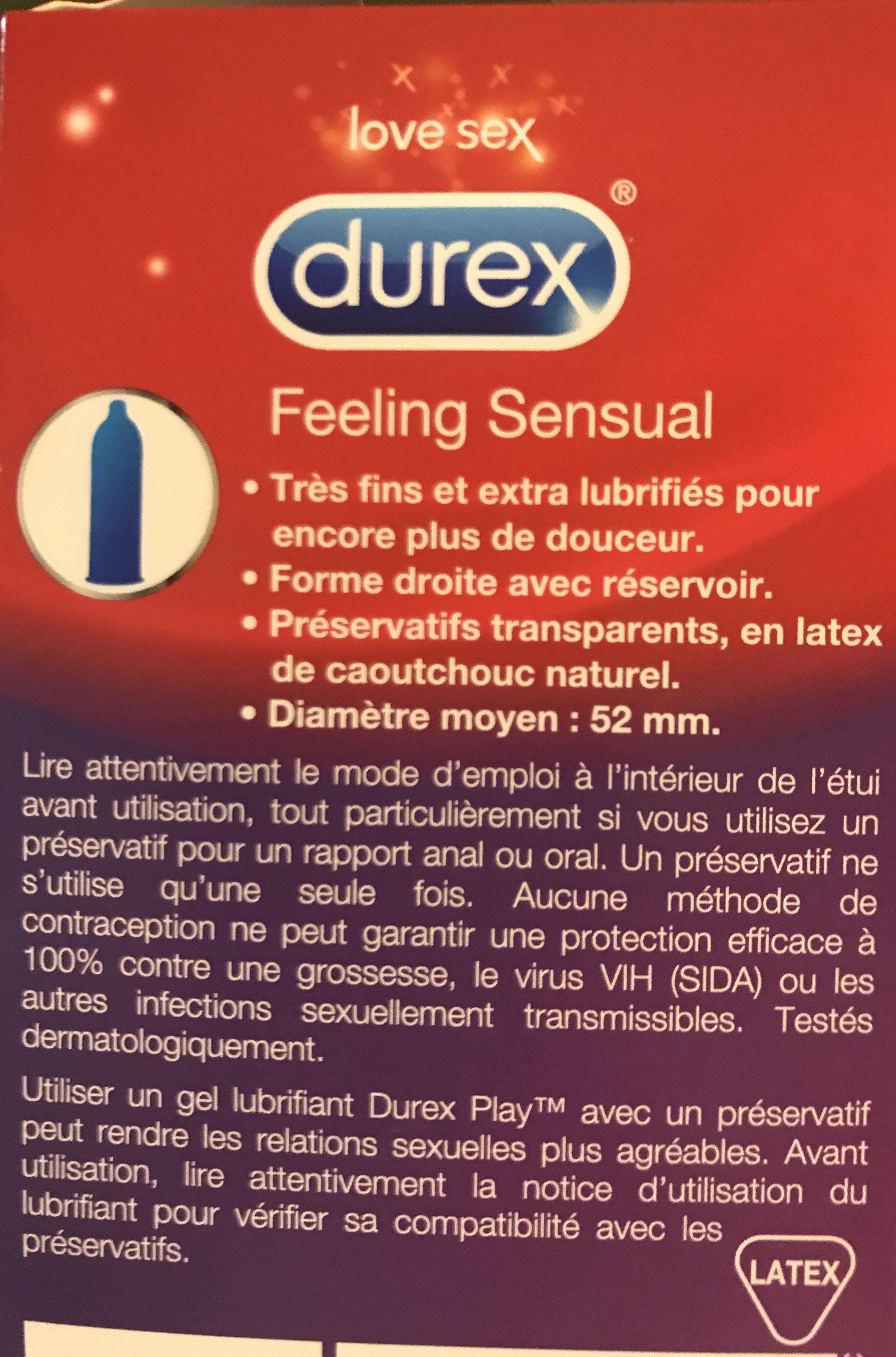 Contour, préservatifs ultra-fins et extra lubrifiés - Ingredients - fr