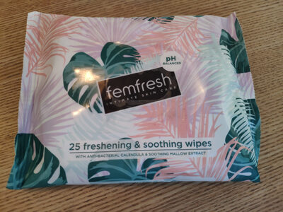 Freshening & soothing wipes - Product - en
