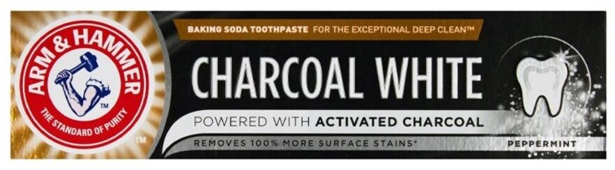 Charcoal White Toothpaste - Produkt - en