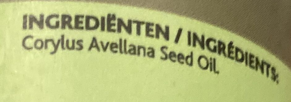 Corylus Avellana Seed Oil - Ainesosat - nl