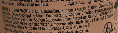 Spiced Orange Shower Gel - Ingredients - en