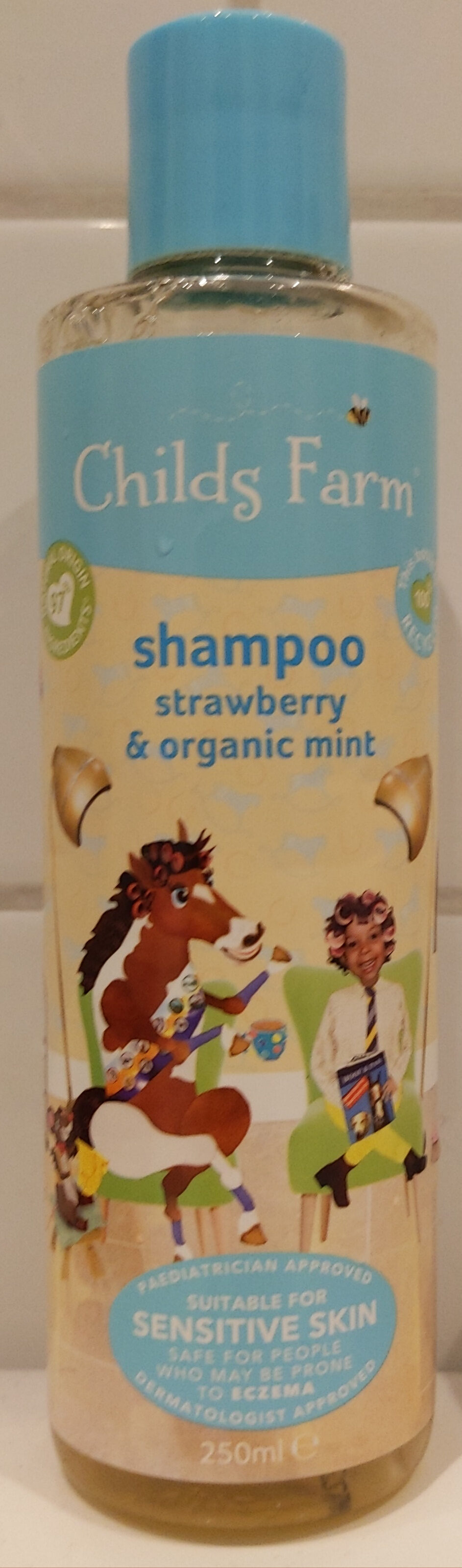Strawberry and organic mint shampoo - Tuote - en