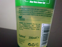 ORGANIC Aloe Vera Gel - Ingredients - en