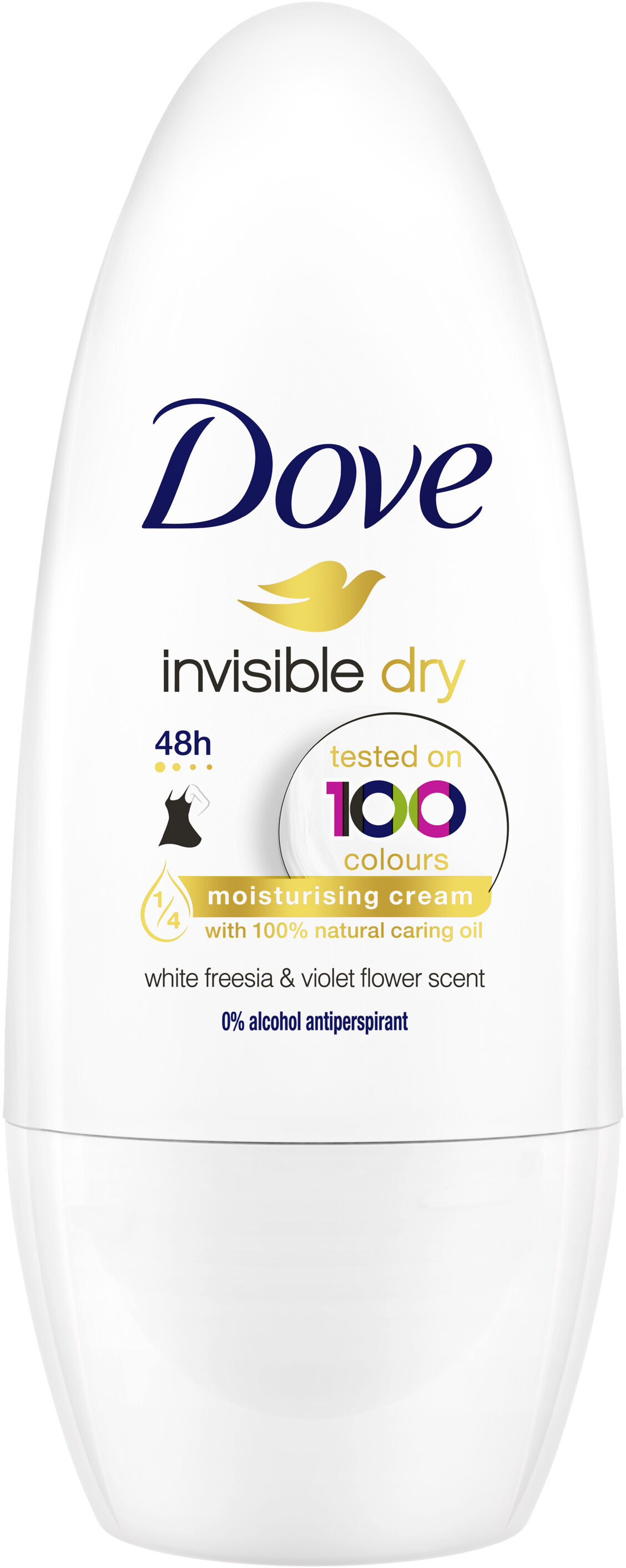 DOVE Déodorant Femme Anti-Transpirant Bille Invisible Dry 50ml - Tuote - fr