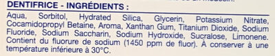 Soin Fluor Actif - Ingredients