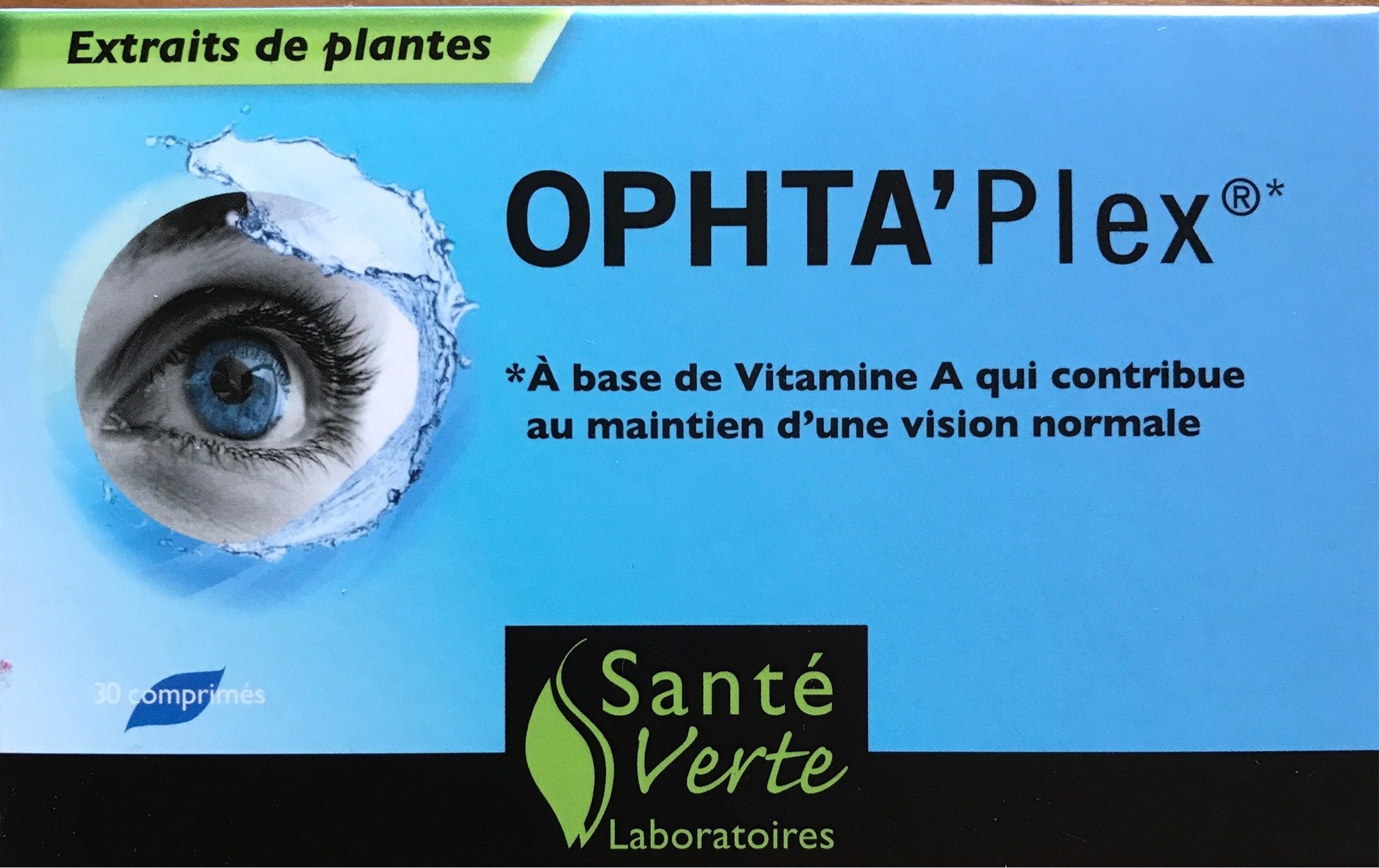 Ophta'plex - 30 Comprimés - Santé Verte - 製品 - fr