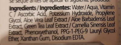 Just Vitamin C 20% - Ingredientes