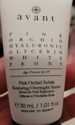 Avant pink orchid subtle restoring overnight serum - Product