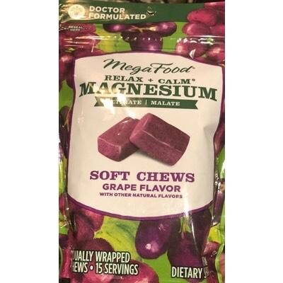 Grape Flavor Magnesium Soft Chews - 1