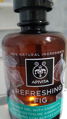 Shower gel with essential oils- refreshing fig - Product - el