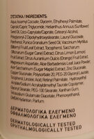 Cleansing solution for face and eyes - Ingredients - en
