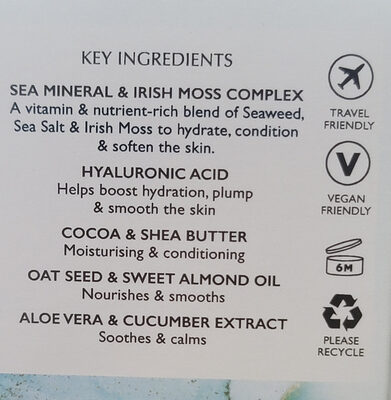 Moisturising Face Cream - Recycling instructions and/or packaging information