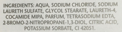 Bain moussant senteur lavande - Ingredients