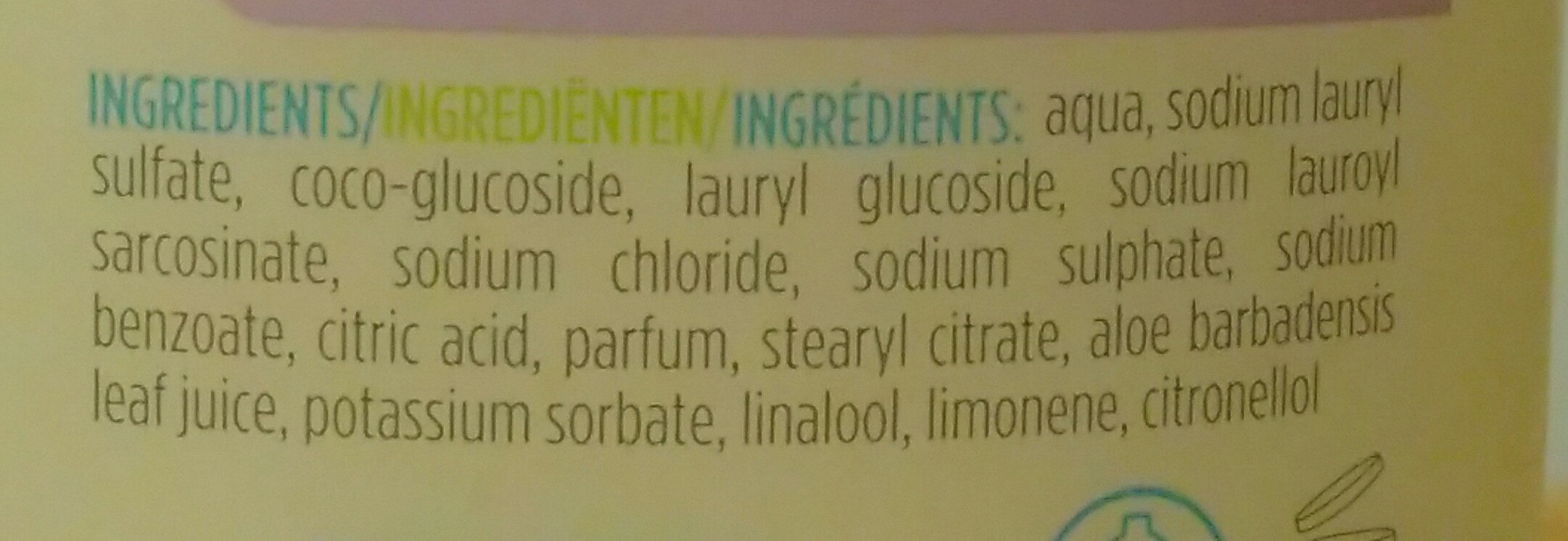 Hand soap lavender - Ingrédients - en