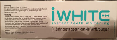 instant teeth whitening - Produit