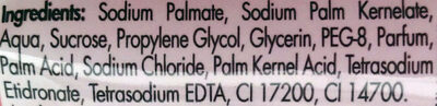 Sabonete glicerina clássico - Ingredientes