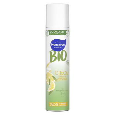 Monsavon Déodorant Spray Bio Citron Touche de Verveine 75ml - 5