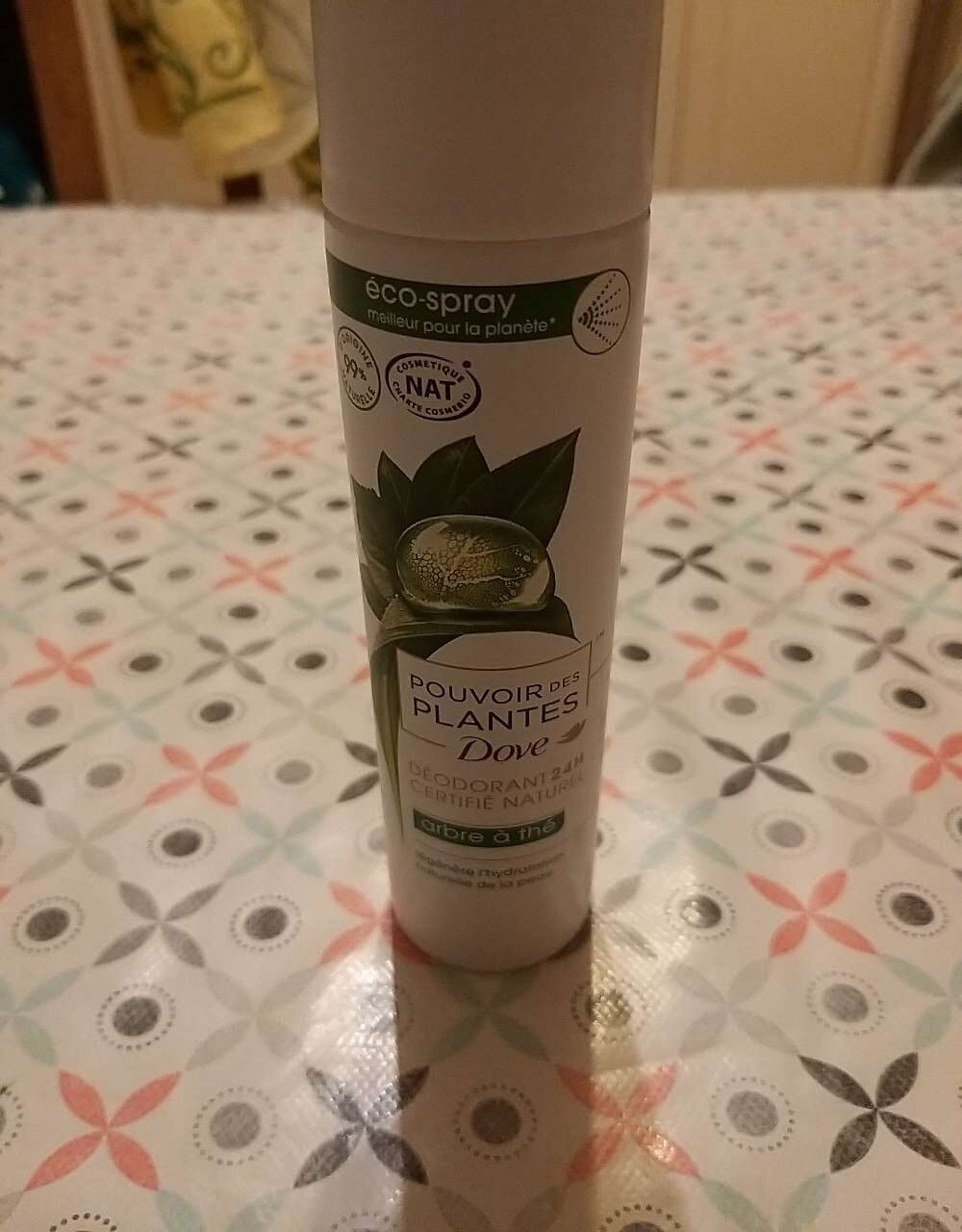 DOVE Déodorant Femme Spray Pouvoir des Plantes Arbre à Thé 75ml - Product - en
