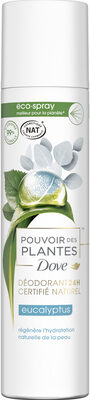 DOVE Déodorant Femme Spray Pouvoir des Plantes Eucalyptus 75ml - Produit - fr