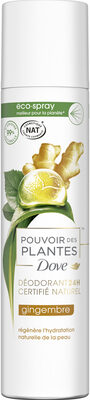 DOVE Déodorant Femme Spray Pouvoir des Plantes Gingembre 75ml - Produit - fr