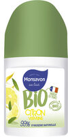 Monsavon BIO Déodorant Femme Bille Citron Touche de Verveine 50ml - Product - fr