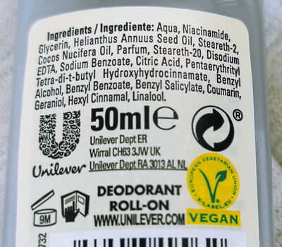 Love Beauty And Planet Déodorant Bille Énergie 50ml - Ingredients