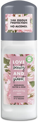 Love Beauty And Planet Déodorant Femme Bille Soin Beurre de Murumuru & Rose Vegan - Produit - fr