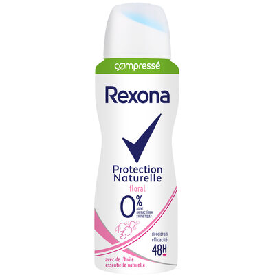 Rexona Déodorant Femme Spray Antibactérien Protection Naturelle Floral 48H 100ml - 1