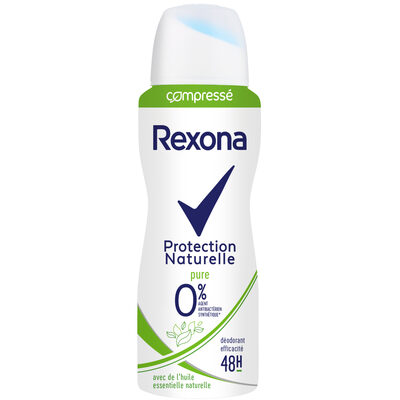 Rexona Déodorant Femme Spray Antibactérien Protection Naturelle Pure 48H 100ml - 1