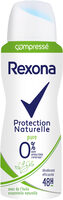 Rexona Déodorant Femme Spray Antibactérien Protection Naturelle Pure 48H 100ml - Product - fr