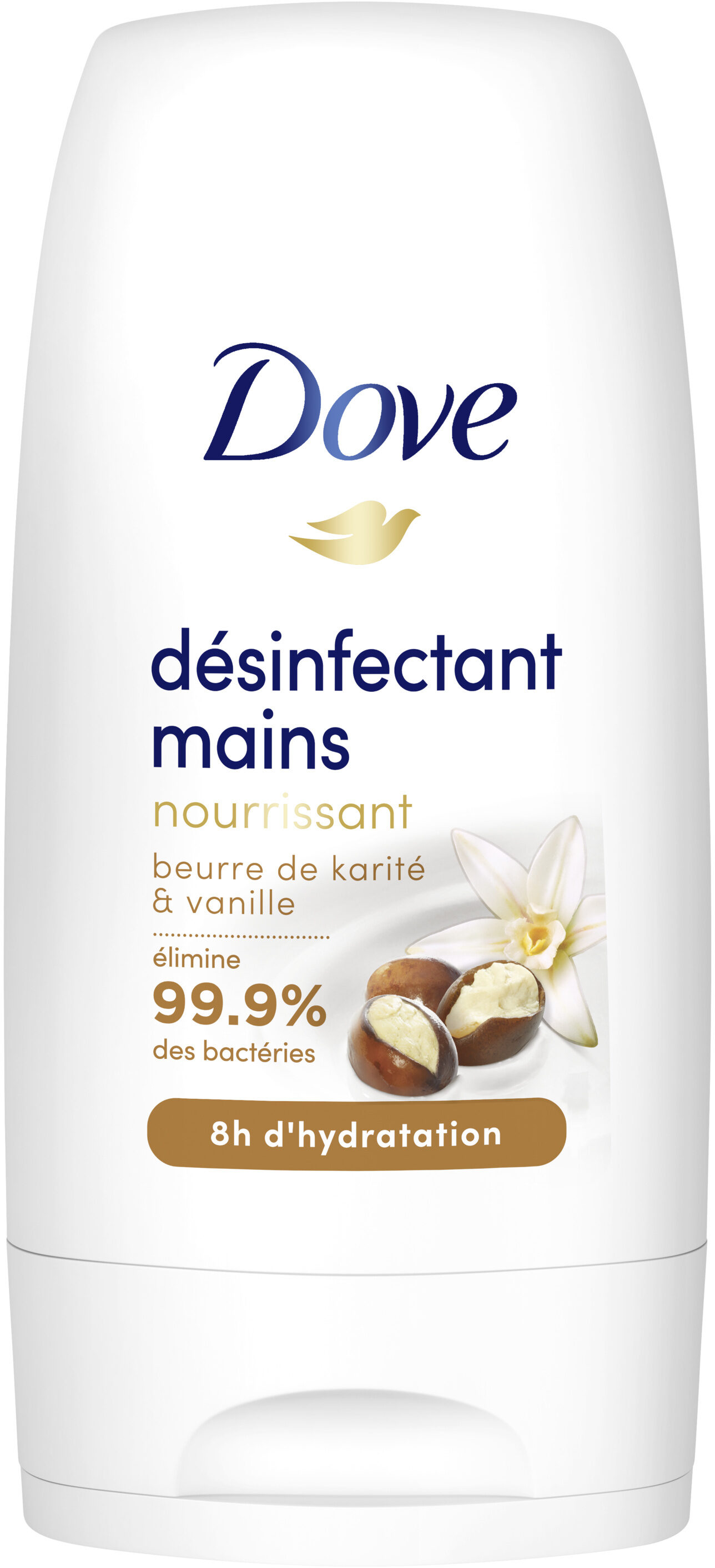 Dove Désinfectant Mains Nourrissant Beurre de Karité & Vanille 50ml - Product - fr