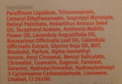 Bi-Oil - Ingredients