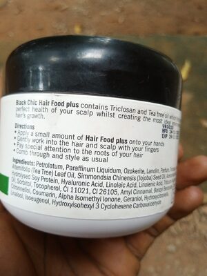 Hair food - Ingredients