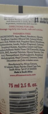 ROOIBOS HAND AND NAIL - Ingredients
