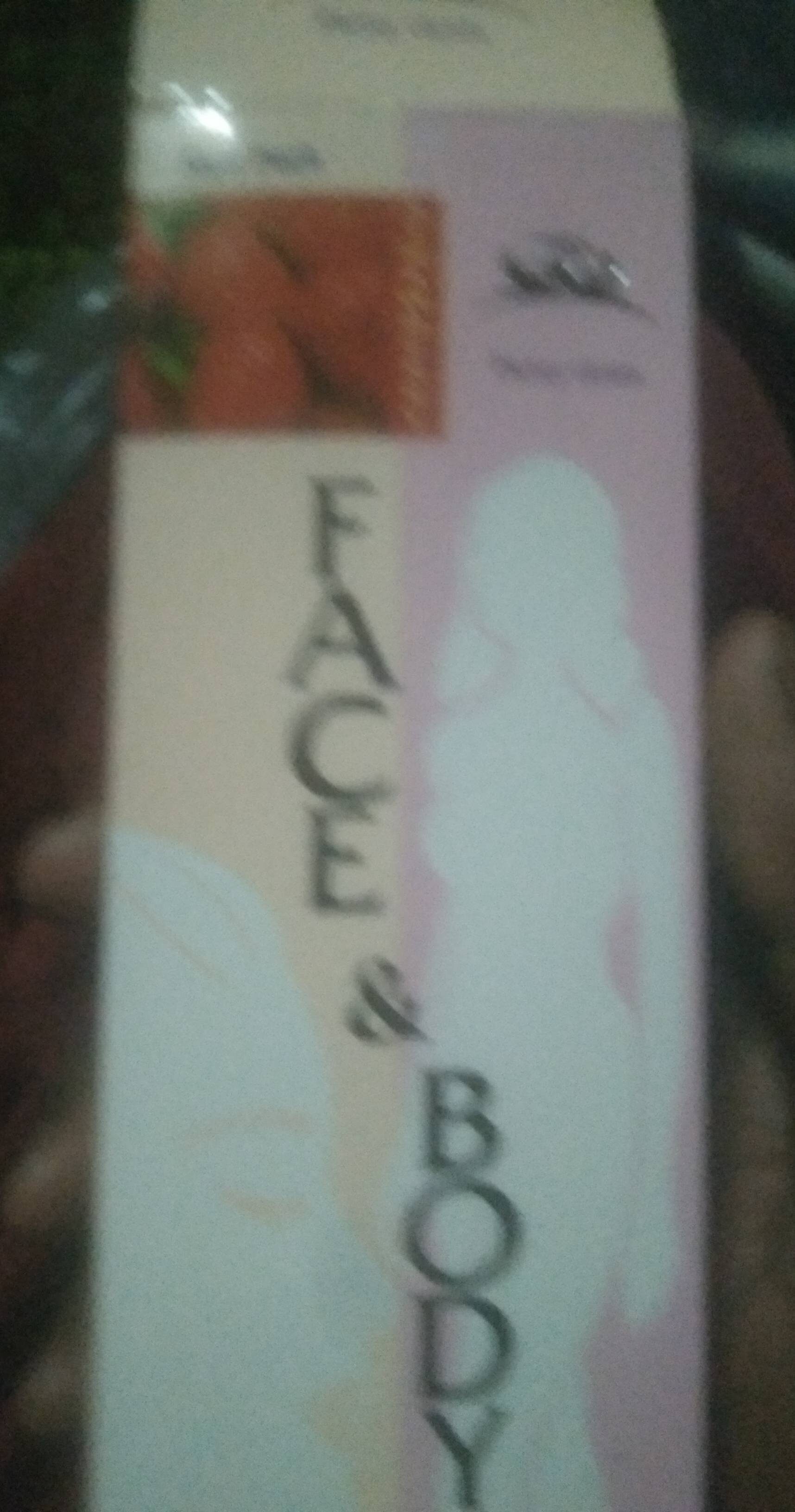 Face and Body - Produkt - en